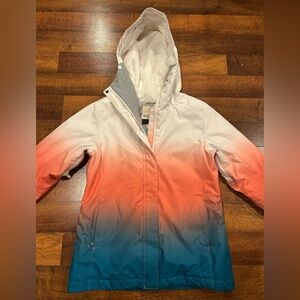 Roxy Snowboarding Ski Jacket Women’s Ombre Waterproof Winter Coat Size Medium